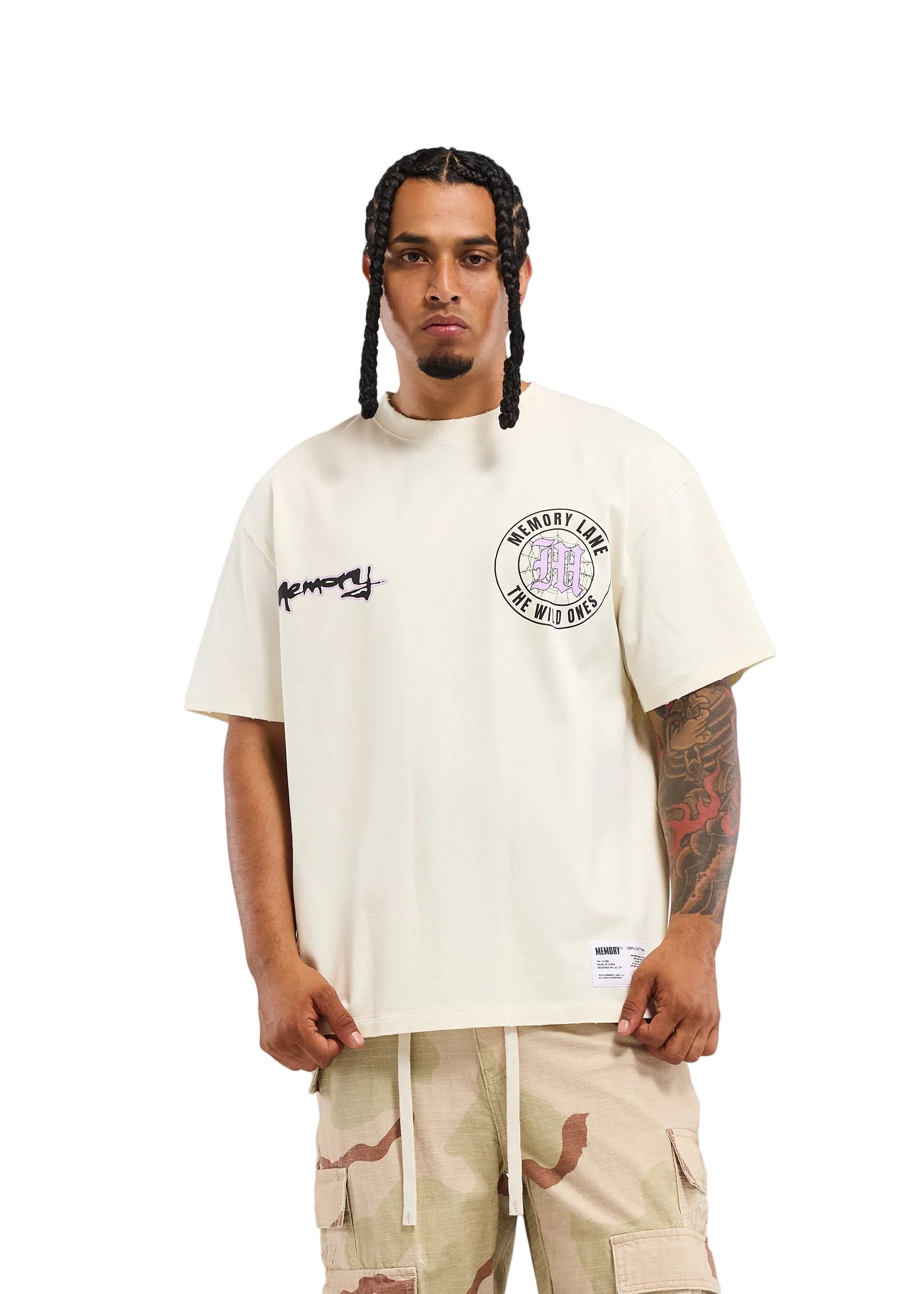 Memory Lane Wild Ones Tee - Off White