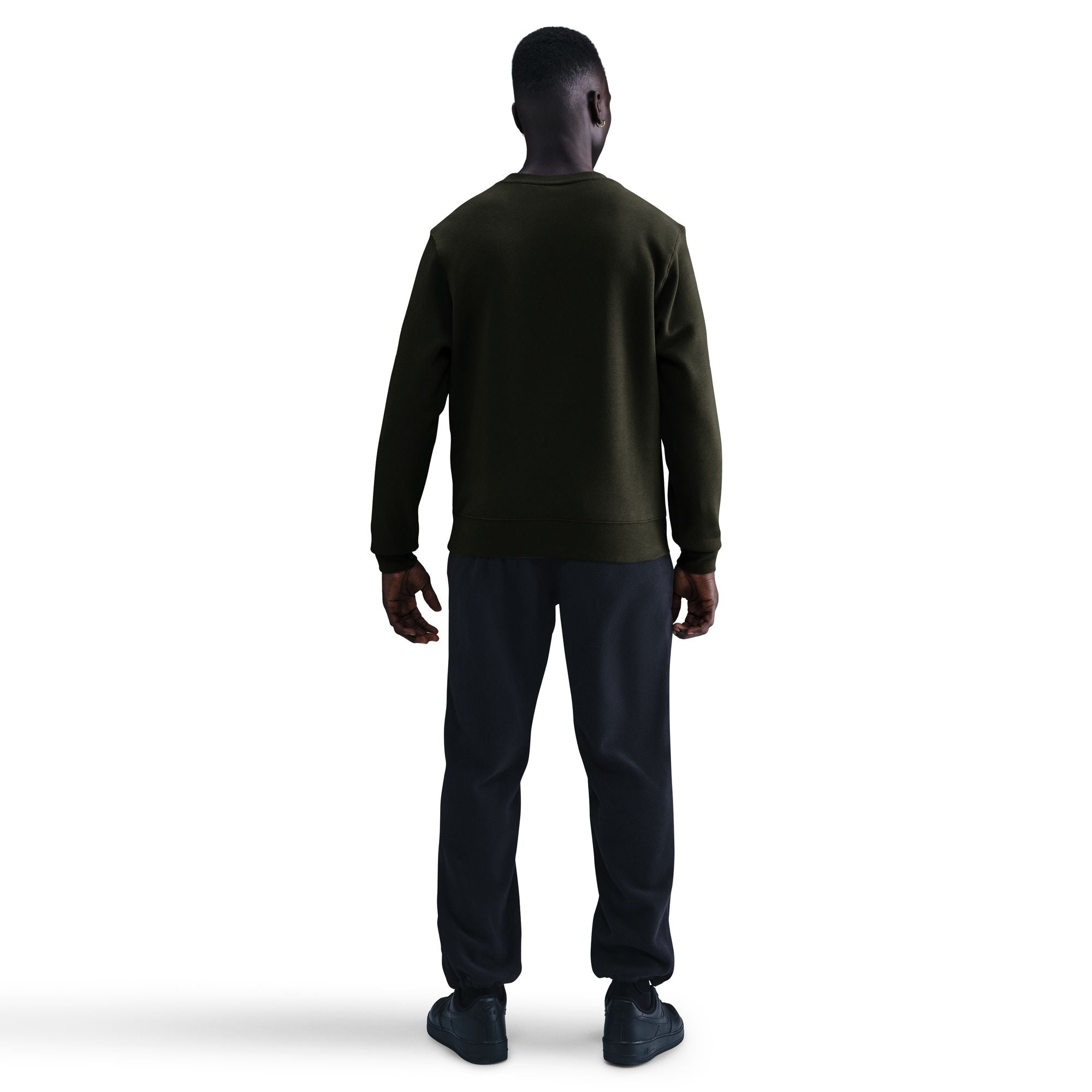 Nike Mens Club Fleece Crewneck - Sequoia