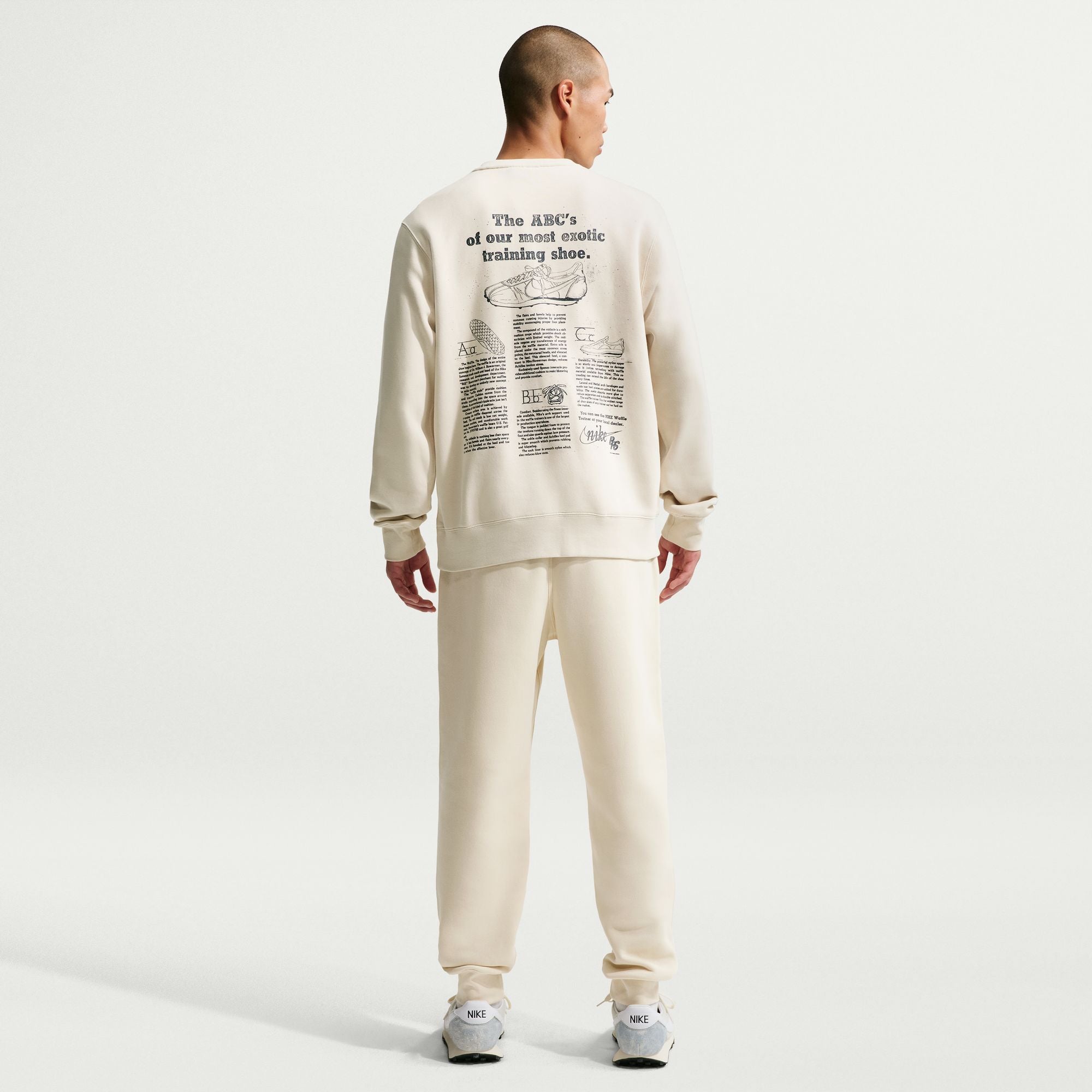 Nike Mens Fleece Joggers - Light Khaki