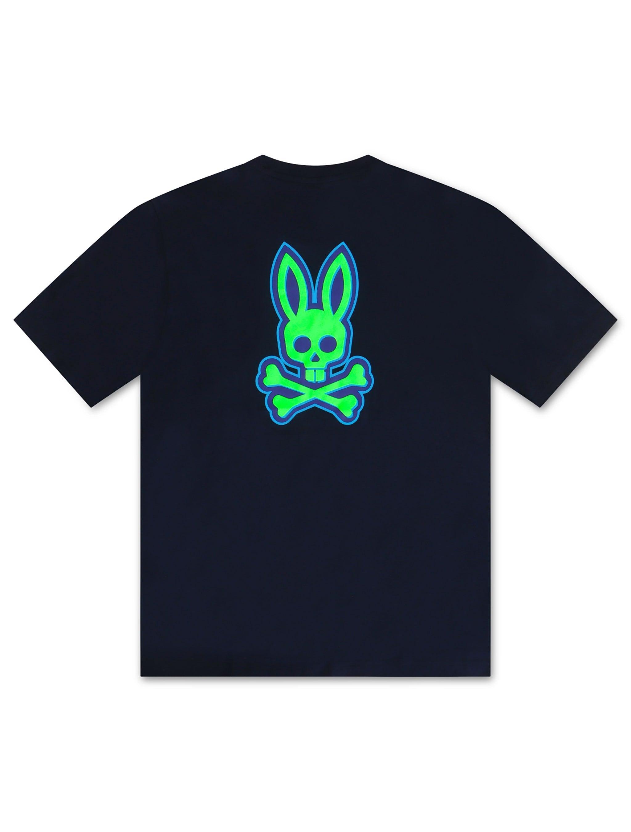 Psycho Bunny Sloan Back Graphic Tee - Navy