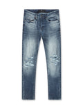 Jordan Craig Sean Shredded Jeans - Blue