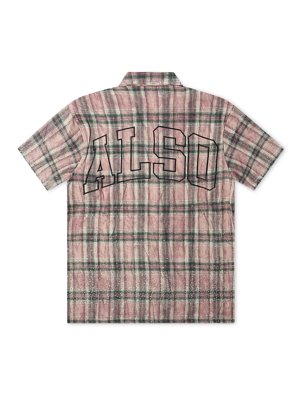 Almost Someday Solomon Rhinestone Flannel - Maroon