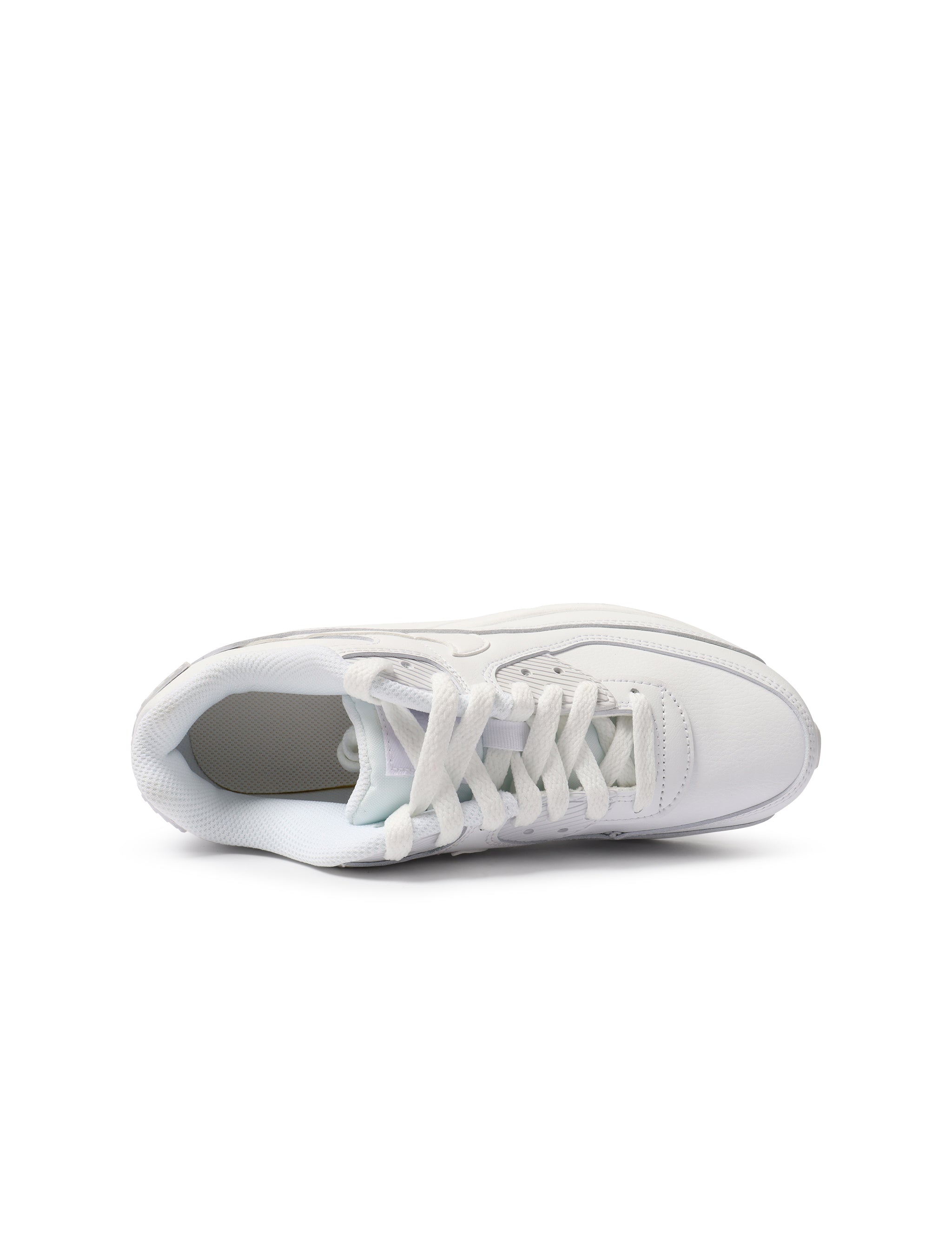 Nike Big Kids Airmax 90 LTR - White/White