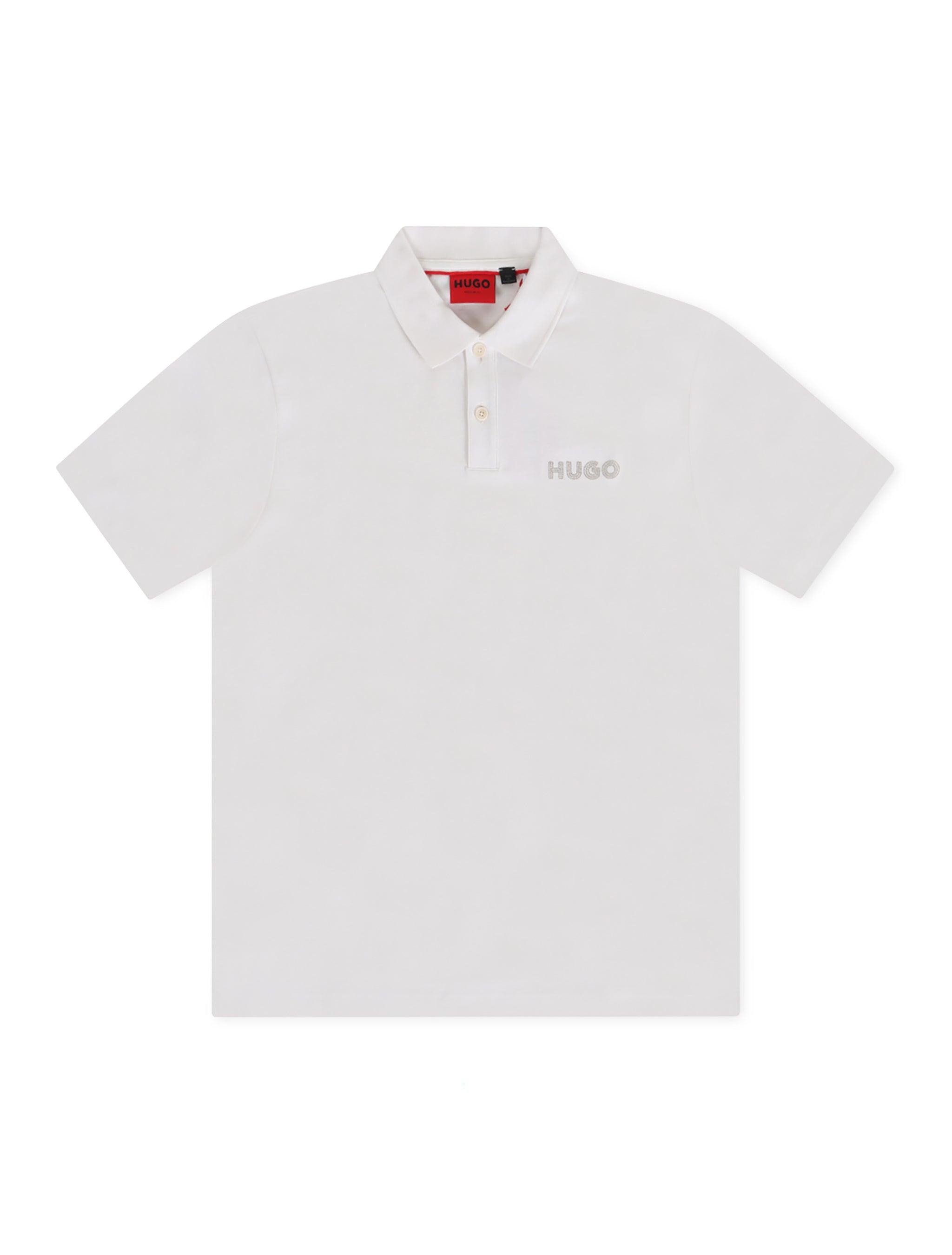 Hugo Drocholo Regular Fit Polo - Cream